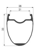 パーツ VELOMANN PALLADIUM 33mm Velomann Palladium 33 Wheels - Demo